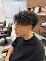 アトラクト バイ ラック 津田沼(Attract by LUCK)&nbsp;ツイストスパイラルパーマ/津田沼/メンズパーマ/メンズ/ブリーチ