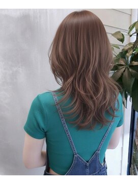 モアナ バイ ヘッドライト 三島店(Moana by HEADLIGHT) Moana【三島】#韓国風ヘア#くびれレイヤー#ベージュ