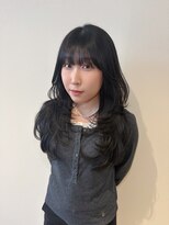 ボーイミーツガール(boy meets girl) レイヤーカット+ナチュラルブラック