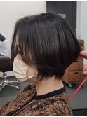 黒髪 ショート 耳掛け 西葛西
