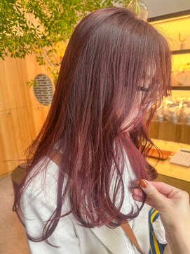ビスコヘアー(BISCO hair) 育てるピンクカラー