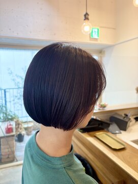 クラップス 綱島店(CLAPS) 切りっぱなしボブ/ミニボブ/ショートボブ/20代/30代/40代