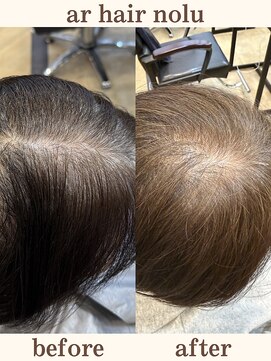 アールヘアノル(ar hair nolu) エイジングケアカラー 7
