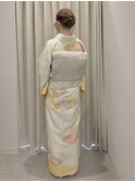 銀座訪問着レンタル　銀座訪問着着付け　銀座訪問着持込み