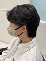 六本木美容室 白金店 センターパートフェザーパーマニュアンスパーマシャドウパーマ