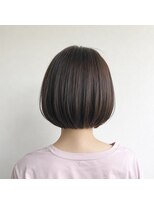 アンリエラ(Unliera)&nbsp;丸みボブ/ピンクブラウン/30代女性人気/松山美容室