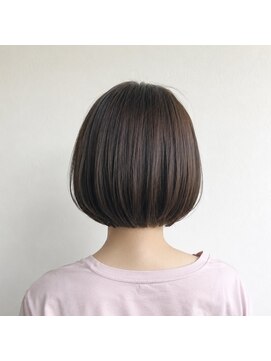 アンリエラ(Unliera) 丸みボブ/ピンクブラウン/30代女性人気/松山美容室
