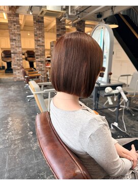 セットアップ 岡山北長瀬店(SET-UP) ミニボブ/ヘーゼルベージュ