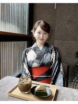 京都着物レンタル　むすびめ　着付け/浴衣/訪問着/振袖&nbsp;浴衣レンタル＋ヘアセット