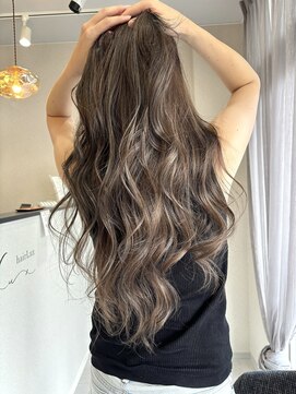 ルクス(Lux) hairLux・浜松天王・三ヶ日・白髪ぼかしハイライト・白髪ぼかし