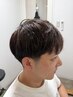 カット顔そり白髪染め