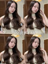 アプリ 大宮西口(appri) 前髪なし韓国風ロングレイヤー×艶チョコブラウン/大宮