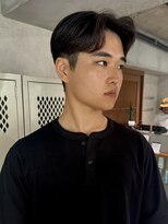ハイプ マン 藤沢(HYPE MAN)&nbsp;フェザーパーマ毛流れパーマセンターパートニュアンス眉カット