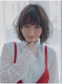 【若井】小顔シフォンボブ