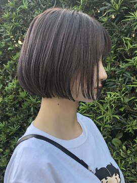 ヘアメイクエイト 丸山店(hair make No.8) ◆担当：岩切祐樹◆ミニボブ×ラベンダーカラー