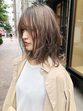 ヌイ 横浜(nui) アッシュブラウン_くすみカラーラベージュラベンダーピンク