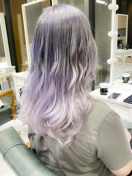 デイズ(days) 【DAYS 原宿】ホワイトアッシュグレージュブリーチカラーWカラー