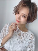 大人かわいい ひし形ショート 20代30代40代