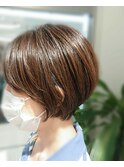 シフォンショートヘア/艶ショート