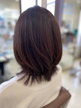 リッチアリュール(Ricci ALLURE) レイヤーボブスタイル/ニュアンスカラー/30代/40代/50代