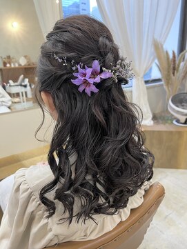 マロウ(mallow) 《花屋併設》パーティアレンジ/抜け感ヘア@20代30代40代