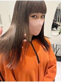 髪質改善*モードアッシュカーキブラウン*美髪【Zina 西通り】