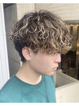 リベル(LIBER) 八王子/八王子駅/波巻きスパイラルパーマ/ハイライトメッシュ