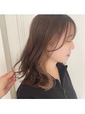 ミルクティー×インナーカラー