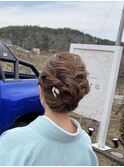 着付けヘアセット