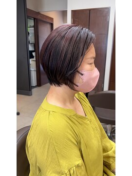 リリ(Liri material care salon by JAPAN) フォルムが綺麗なレイヤーボブ