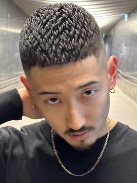 ヒロギンザ 大阪本店(HIRO GINZA) ハイスキンフェード×濡れパン