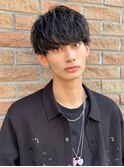 刈り上げツーブロックマッシュパーマソフトツイストスパイラル