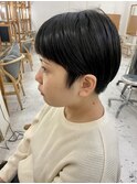 黒髪の大人ショート