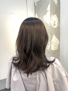 ラム(L'am) 韓国ヘア/艶髪/グレージュ/透明感カラー/暗髪