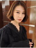 ショートボブ小顔カット大人ヘア髪質改善30代40代50代表参道青山