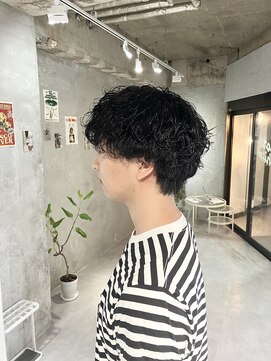 ドアホワイト(door white) 細かめプードルパーマ