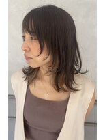 エイム ヘア リアム 調布店(eim hair liam) ミディアムウルフ×インナーカラー