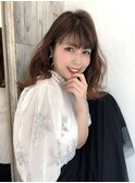 立体感ふわふわボブ×20代30代大人可愛い小顔スタイル
