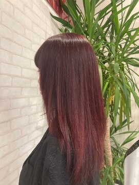 ビス ヘア アンド ビューティー 西新井店(Vis Hair＆Beauty) 20代30代大人可愛いダブルカラーブリーチイルミナカラー