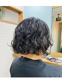 大人女子パーマ