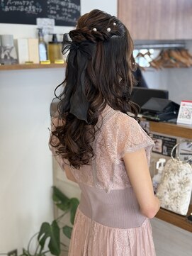 ペイジバイネオリーブ 吉祥寺店(Paige by Neolive) ハーフアップリボンアレンジ　2