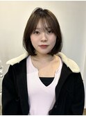 韓国レイヤーボブ