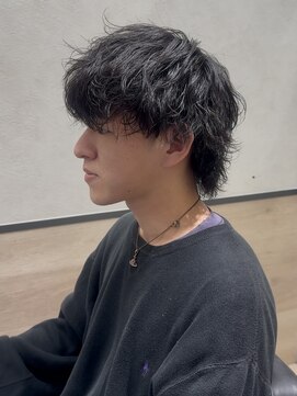 フレーム 博多店(FRAME) 波巻きスパイラルパーマ×ナチュラルウルフ【福岡/博多】