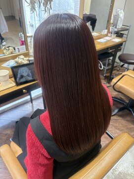 アヴァンスアンス 広島袋町店(AVANCE.ens) ピンクブラウンカラー