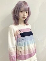 エルプラス(L plus)&nbsp;パープルピンク/ペールカラー/ブリーチカラー/レイヤーカット