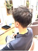 【見附　今町】ツーブロック×アップバング