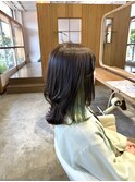 イヤリングカラーグリーン