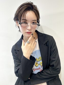 レトン 銀座(leton) ハンサムショート/アッシュブラウン/ショートボブ/銀座