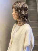フェンヘアーアイス 中目黒(Fen.hair ici)&nbsp;レイヤーボブパーマゆるふわ伸ばしかけパーマ顔周りカット
