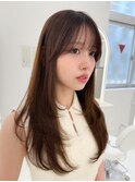 韓国風レイヤーカット髪質改善ダブルカラーハッシュカット